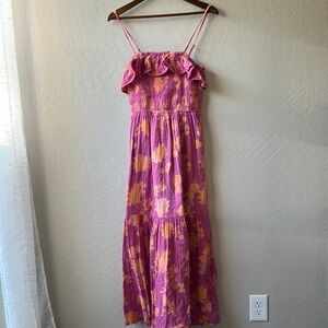 Z Supply Pink and Orange Floral dress
